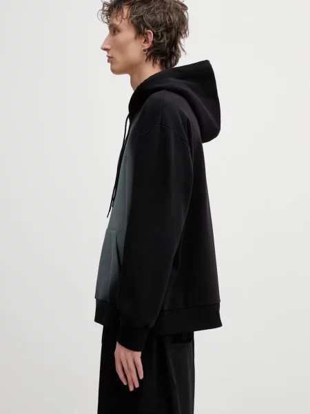 Maison Margiela hanorac cu glugă bărbătesc negru