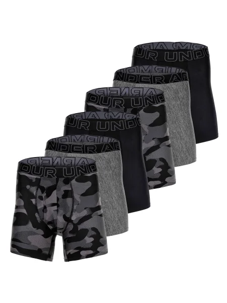 UNDER ARMOUR Sport alsónadrágok bazaltszürke / sötétszürke fekete