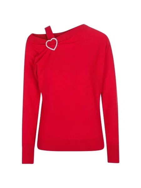 Pulover Love Moschino roșu