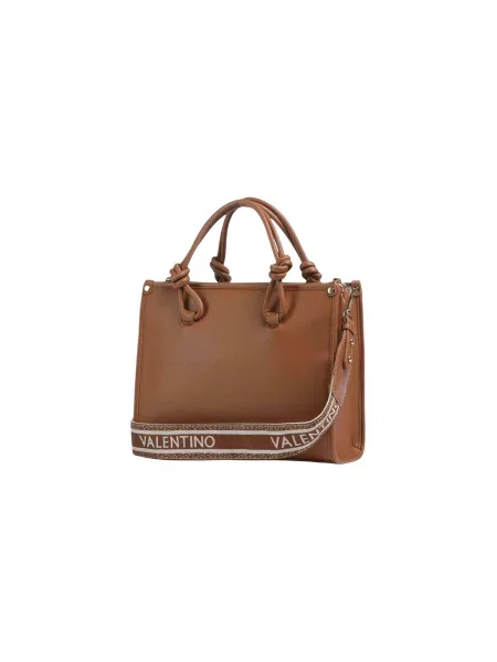 Crossbody kabelka Valentino z ekologickej kože hnedá