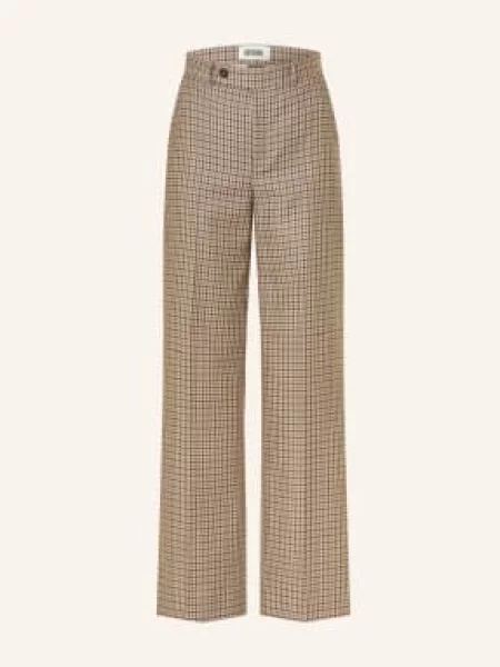 Drykorn Kalhoty Marlene Beadle béžová / khaki černá