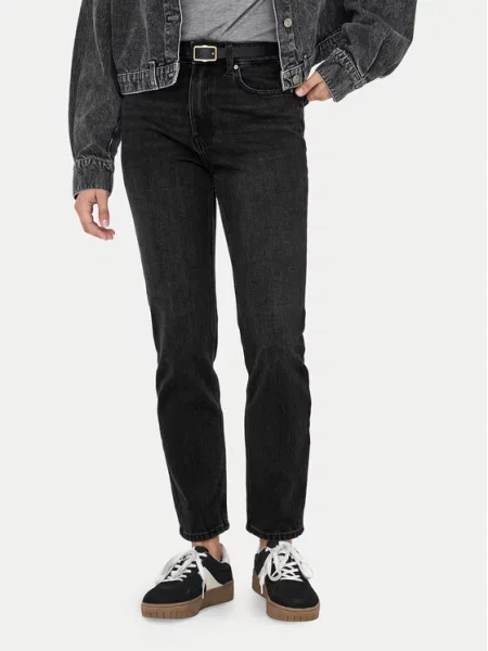 ONLY Jeansy Emily Straight Fit czarny