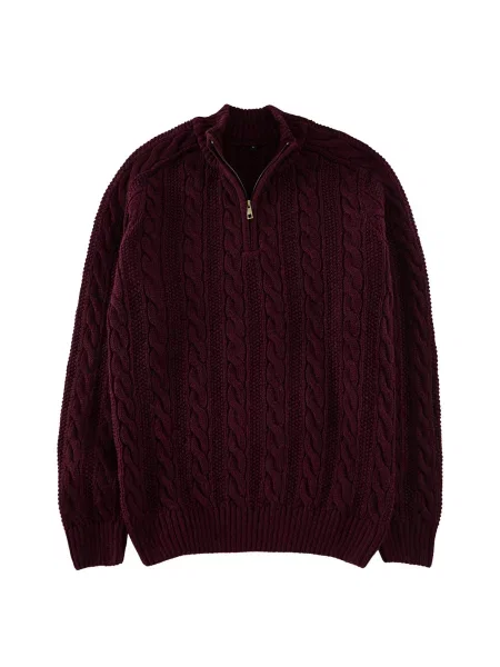 Trendyol Pulover burgundy roșu