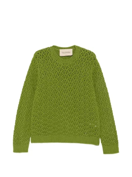 Pulover Valentino Garavani verde