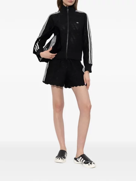 Суичър с цип Adidas черно