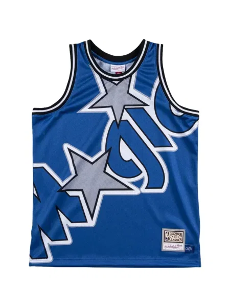 Košile Mitchell & Ness jersey modrá