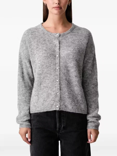 Cardigan Mos Mosh tricotate gri