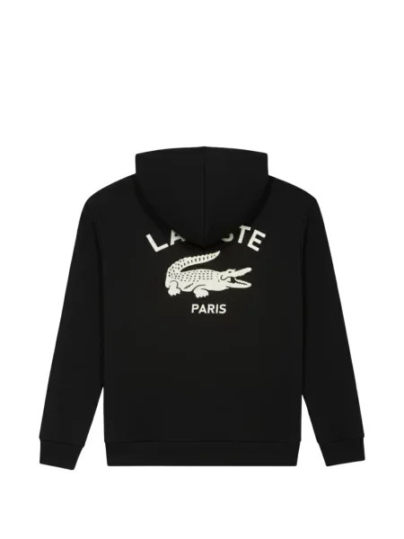 Bluza z kapturem dziecięca Lacoste czarna