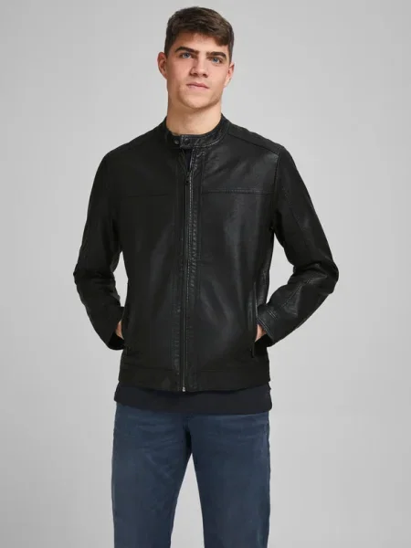 Átmeneti dzseki Jack & Jones fekete