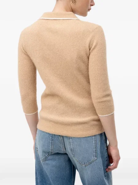 Pulover Marant Etoile cu mâneci trei sferturi