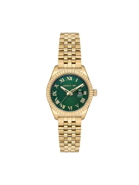 CERRUTI Analogové hodinky Date watch Baccio' zelená