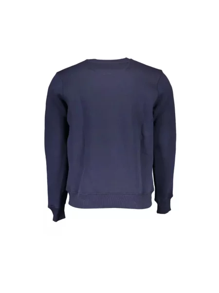 Bluza North Sails z nadrukiem z okrągłym dekoltem niebieska