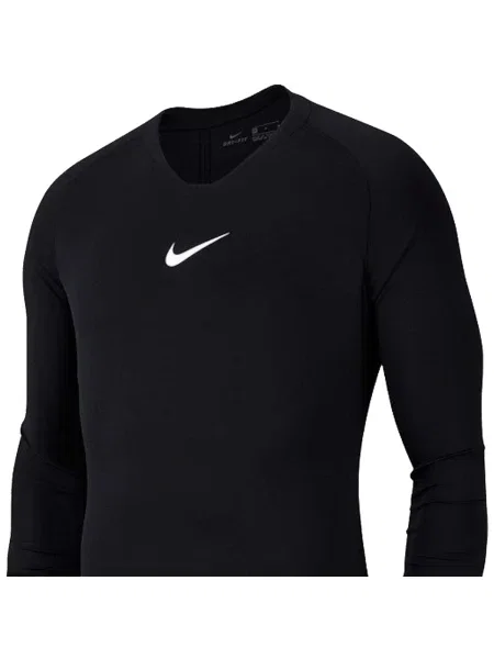Tricou cu mânecă lungă copii Nike negru