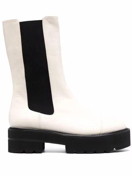 Botine Stuart Weitzman din piele chunky