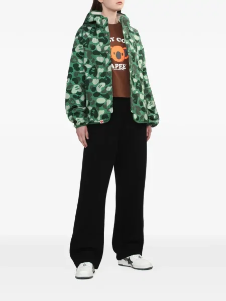 Камуфлажно яке Apee™ By *a Bathing Ape® с качулка зелено