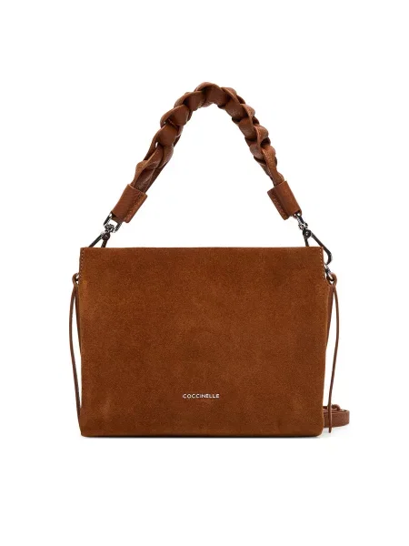 Coccinelle crossbody torbica semišasta rjava