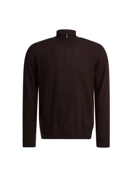 Sweter Nn07 wełniany brązowy