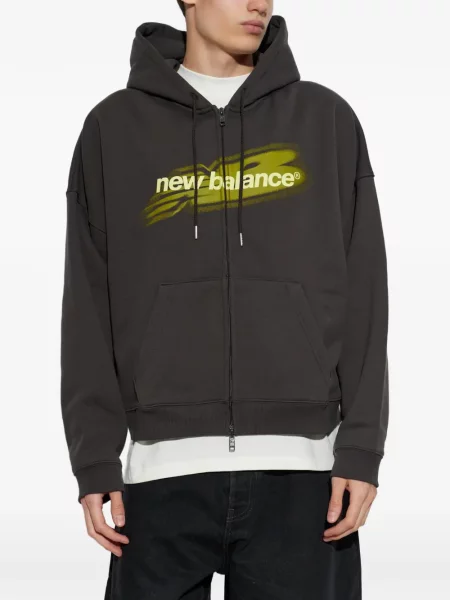 Sneakerși New Balance streetstyle gri