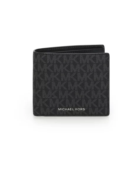 Portfel Michael Kors z logo czarny