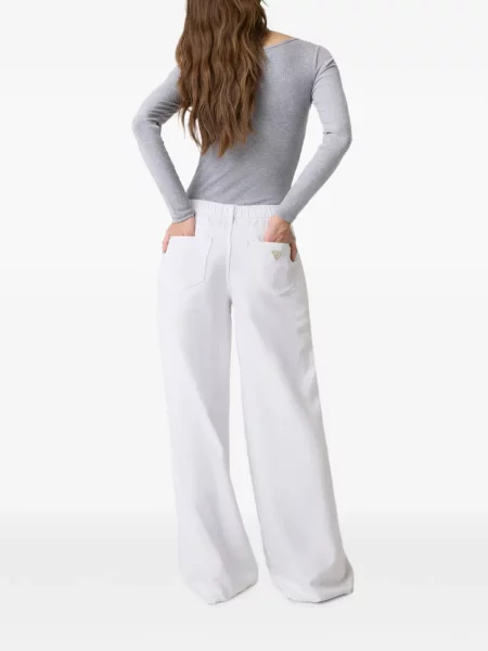 Pantaloni Guess alb