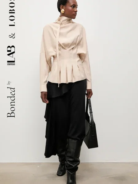 Answear.LAB felső sima bézs