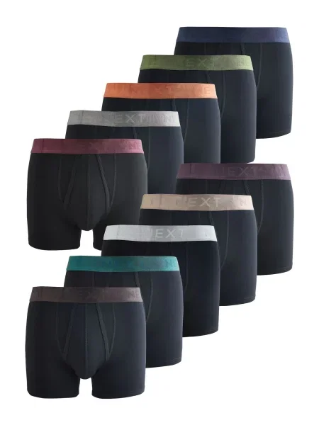 Next Boksarice rjasto rjava / temno liila srebrna črna