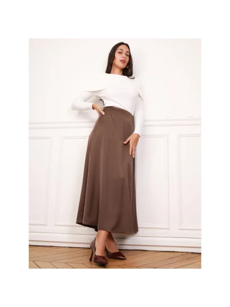 Fustă La Modeuse maro