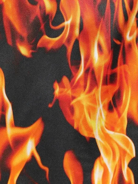 Top Vetements z nadrukiem czarny