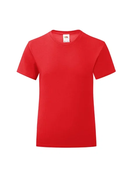 Tricou copii Fruit Of The Loom roșu