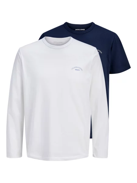 Jack & Jones Junior Tricou College albastru alb