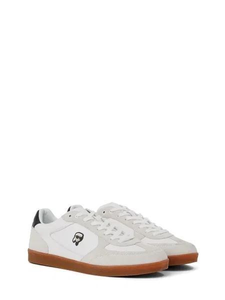 Sneakerși Karl Lagerfeld din piele alb