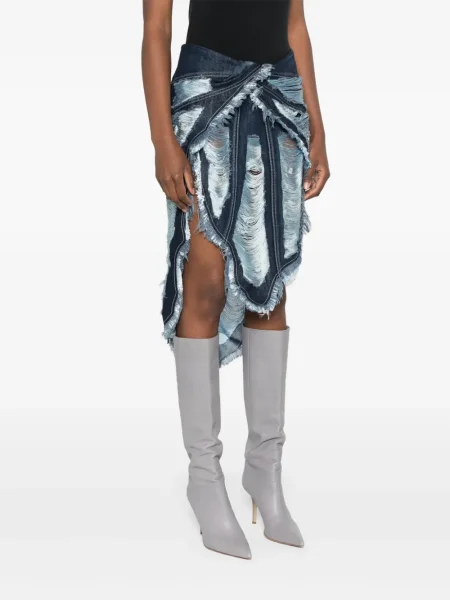 Mała mały spódnica mini Off-white biała