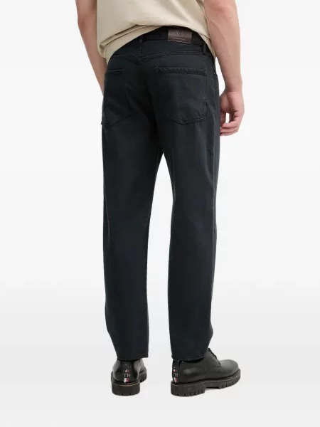 Straight fit džíny Armani Exchange černé