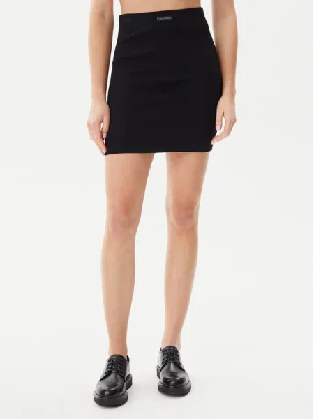 Calvin Klein Jeans Fustă tip creion negru