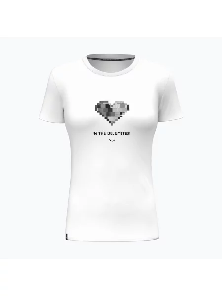 Női póló Salewa Pure Heart Dry white Pure Heart Dry fehér