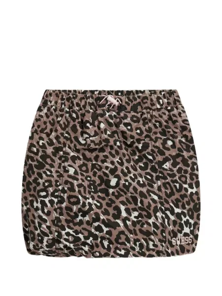 Spódnica dziecięca Guess brązowa