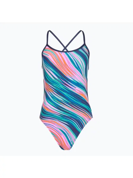 Costum de baie întreg pentru femei TYR Durafast Elite Riptidal Trinityfit pink/multi roz