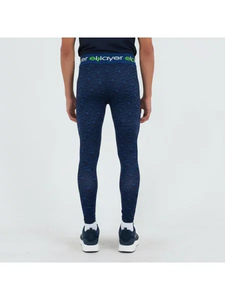 Damskie Legginsy Treningowe Dopasowane NAMER niebieskie