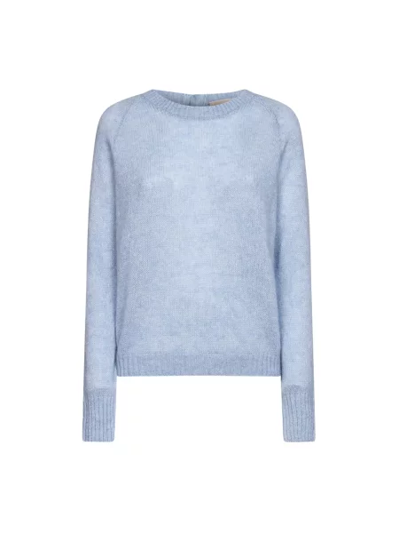 Sweter Blanca Vita wełniany niebieski