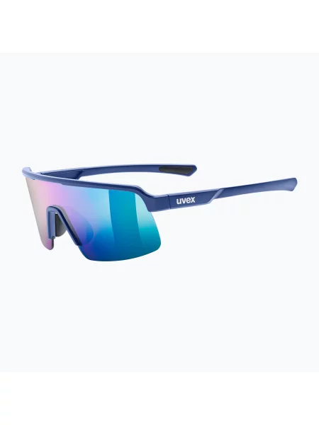 Gyerek napszemüveg UVEX Dyrt Jr blue matt/mirror green. Méret: OS kék