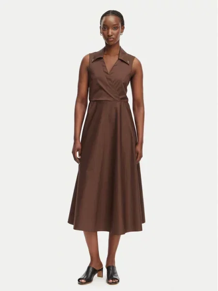 Fracomina Трикотажна сукня коричневий