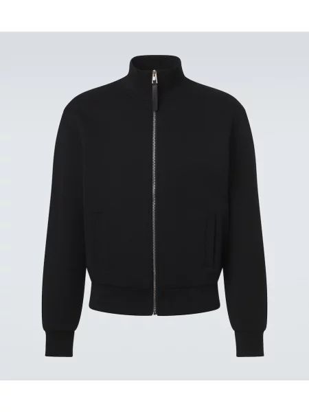 Pulover Givenchy cu model herringbone negru