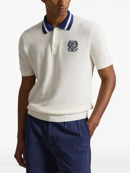 Șapcă Polo Ralph Lauren cu broderie alergare de in alb