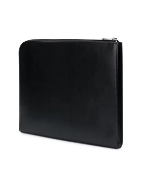 Portfel Alexander Mcqueen z logo czarny