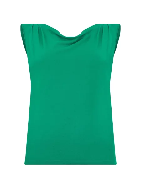 Bluză Alberta Ferretti drapată verde