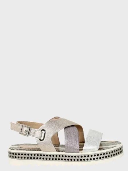 Босоножки H'estia Venezia серебряные