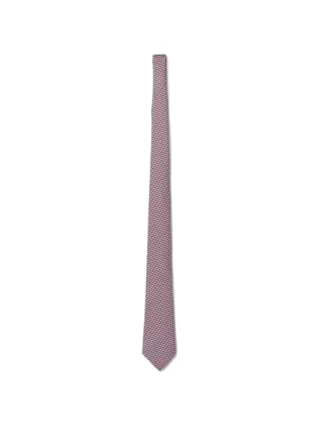 Cravată Zegna de mătase cu imagine violet