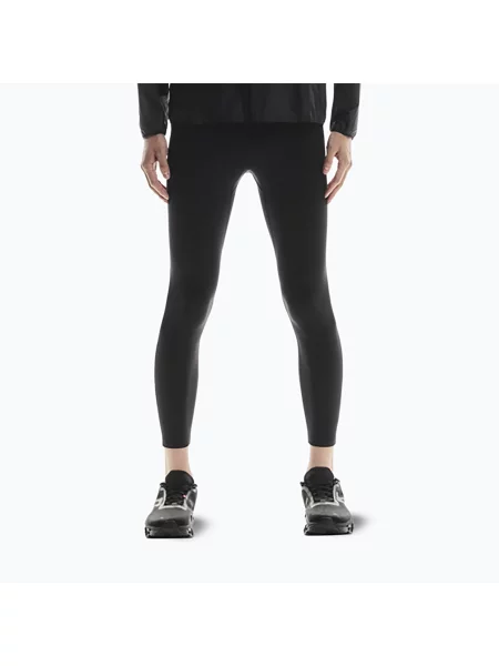 Legginsy do biegania On Performance Winter black czarne
