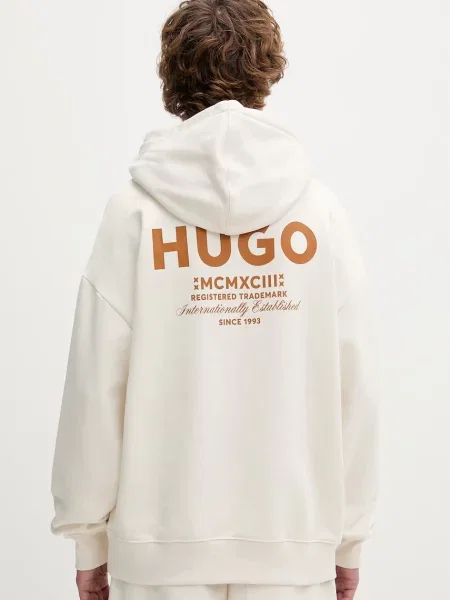 Свитер Hugo Blue с капюшоном синий