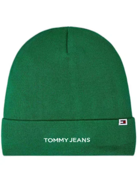 Čiapka Tommy Jeans zelená